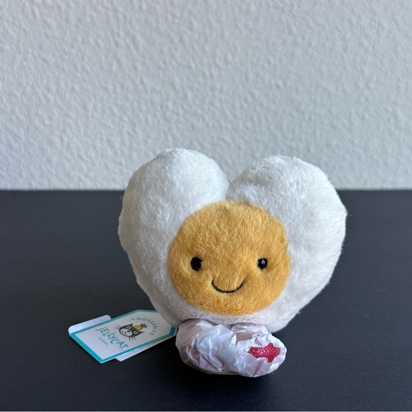 AUTHENTIC❗️New with Tags - Jellycat Heart Boiled Egg Valentine’s Day 2026! - Picture 7 of 11